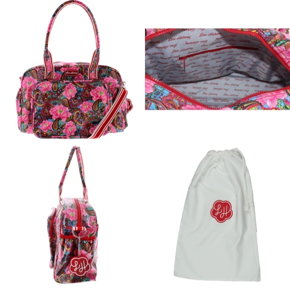 Lou Harvey Pink Marina Diaper Bag! NEW! - Picture 9 of 11